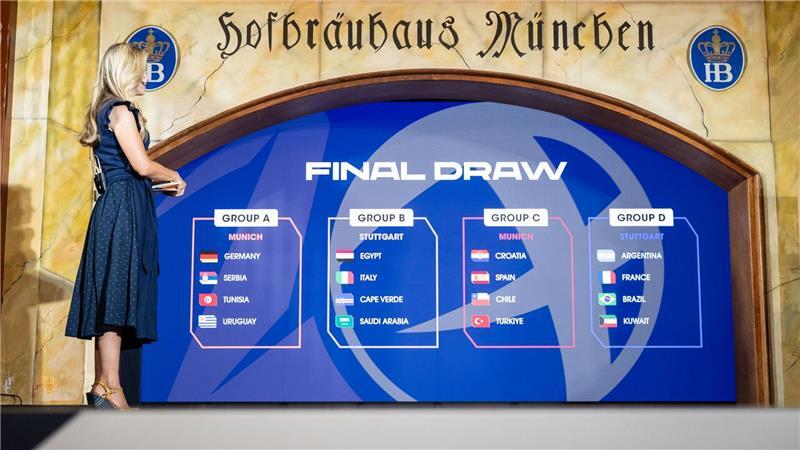 Vier der acht Vorrundengruppen der Handball-WM 2027 in Deutschland.