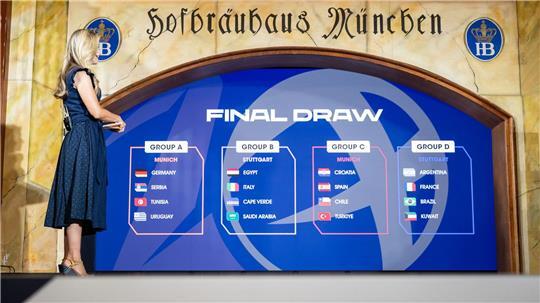 Vier der acht Vorrundengruppen der Handball-WM 2027 in Deutschland.