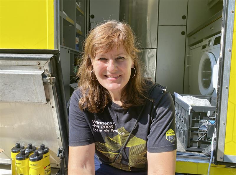 Visma-Masseurin Anne Märtin.