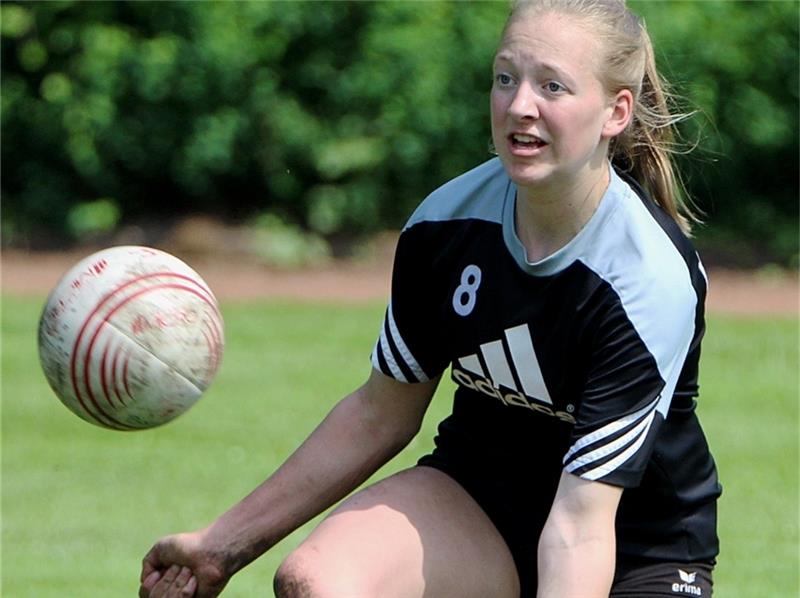 Vivien Werner vom MTV Wangersen macht in ihrem Heimatverein schon eine gute Figur. Im Juli will sie mit der deutschen U 18-Nationalmannschaft in den USA den WM-Titel gewinnen. Foto privat