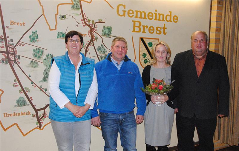 V.l.n.r.: Elke Wiebusch, Peter Niemann, Anette Preuss und Johann Höft. Foto Stief