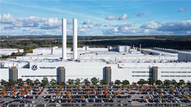 Volkswagen Sachsen begeht dieses Jahr sein 35. Jubiläum. Welche Zukunft hat die Fahrzeugproduktion in Zwickau? (Archivbild)