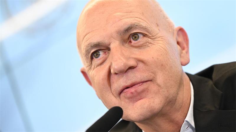 UEFA droht Infantino: WM-Boykott bei FIFA-Investorendeal Voll auf UEFA-Linie: DFB-Präsident Bernd Neuendorf. (Archivbild)