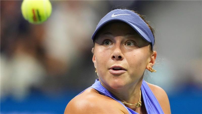 Von Schmach zurück ins Endspiel: Anisimova greift nach Titel Voller Fokus auf den Ball: Amanda Anisimova gewann ein packendes Halbfinale gegen Naomi Osaka.