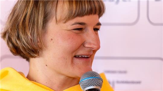 Voller Vorfreude: Anna-Lena Forster.