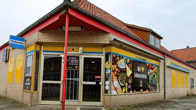 Vollmers Edeka-Markt ist längst geschlossen, hier plant die Wohnstätte einen Neubau mit Gewerbe.