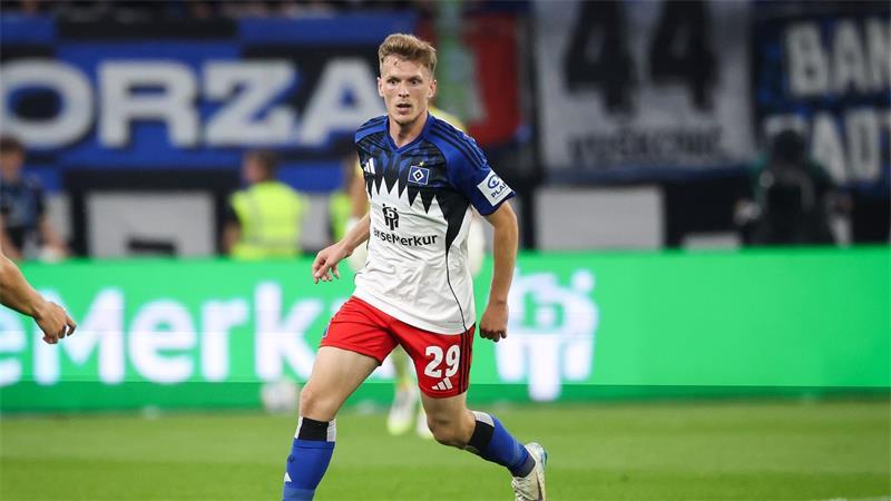Von Hamburg nach Hannover: HSV-Spieler Emir Sahiti wechselt zu 96 (Archivbild).