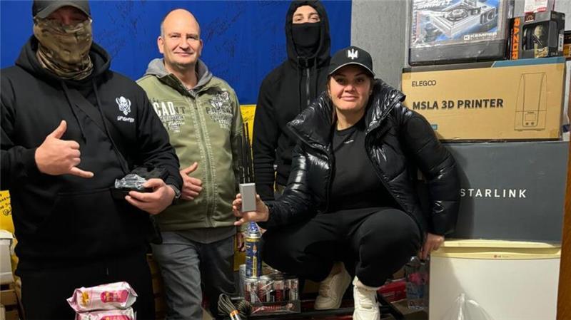 Von Shampoo bis Internet - Meikel Zabel beliefert die Ukraine weiterhin mit Hilfsgütern.