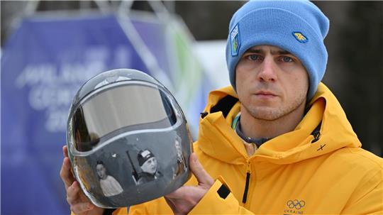 Von den olympischen Wettbewerben ausgeschlossen: Der ukrainische Skeleton-Pilot  Wladislaw Heraskewytsch.