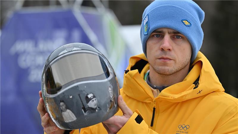 Von den olympischen Wettbewerben ausgeschlossen: Der ukrainische Skeleton-Pilot  Wladislaw Heraskewytsch.
