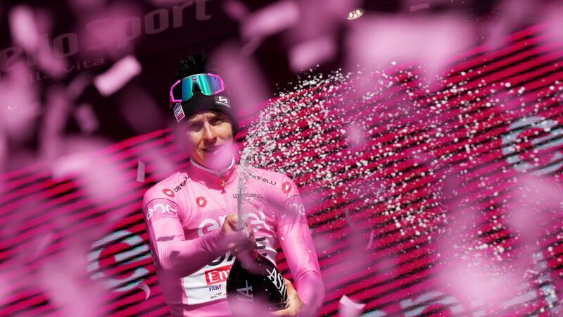 Unantastbarer Pogacar: Der Giro wird zum Langweiler Von der Konkurrenz ist Tadej Pogacar nicht zu schlagen.