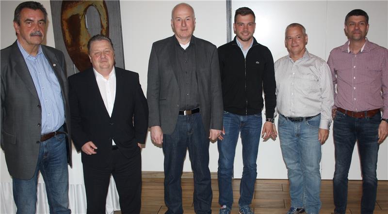 Von links nach rechts: Bernd Hamann, Lutz Becker, Torsten Stöver, Robert Gundlack, Rainer Chamier und Michael Rump.