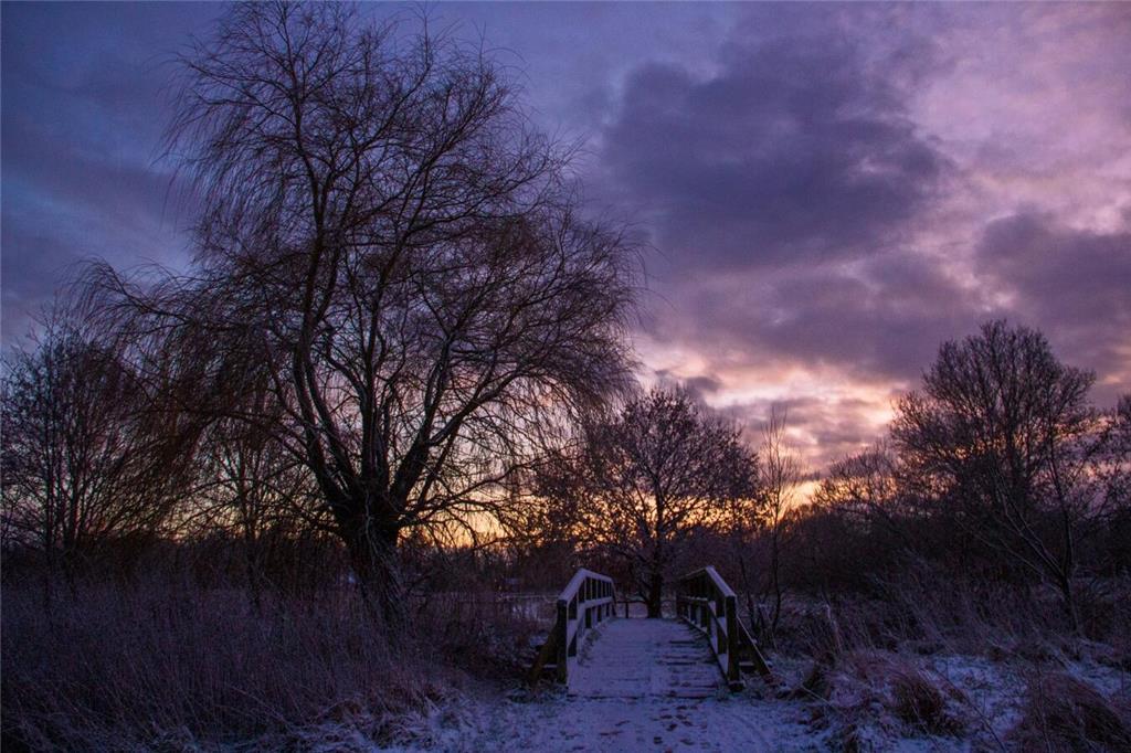 Von wegen nur Weiß: Matthias Hinsch postete ein Farbenspiel.