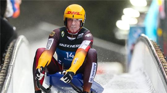 Vor dem Einsitzer-Rennen mit Max Langenhan zeigt sich Felix Loch selbstbewusst.