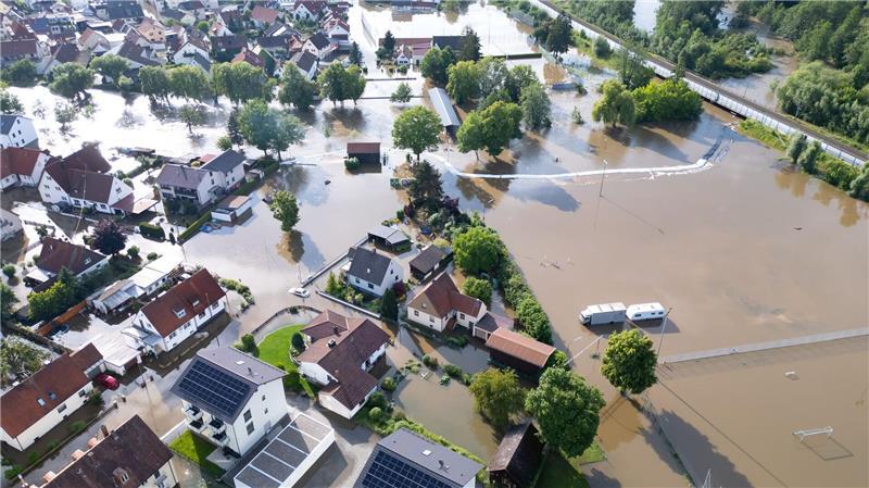 Ein Jahr nach dem Hochwasser in Süddeutschland Vor einem Jahr hat das Hochwasser in Süddeutschland schwere Schäden angerichtet. (Archivbild).