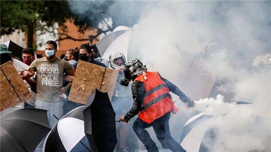 Vor knapp zwei Wochen hatte ein Einsatz der New Yorker Polizei an der Columbia-Universität für Aufsehen und Kritik gesorgt, in der Folge kommt es an Dutzenden US-Universitäten zu Protesten.