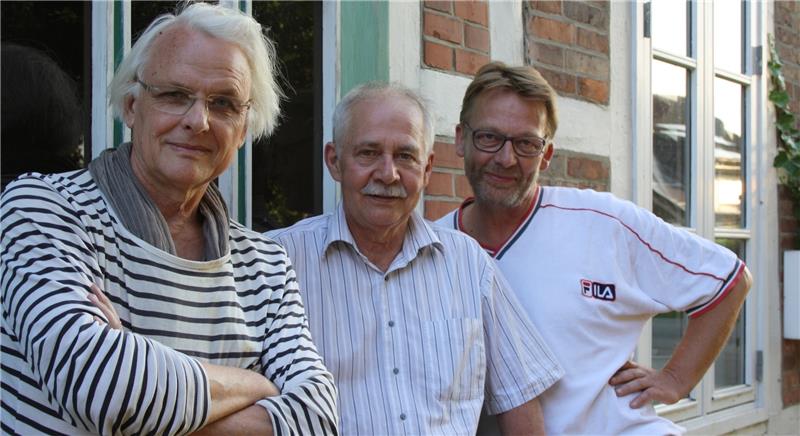 Vor zwei Jahren hat Michael Järnecke das Trio komplettiert , jetzt arbeitet er mit Dirk Behrens und Matthias Weber (von links) in Issendorf. Foto Andrae