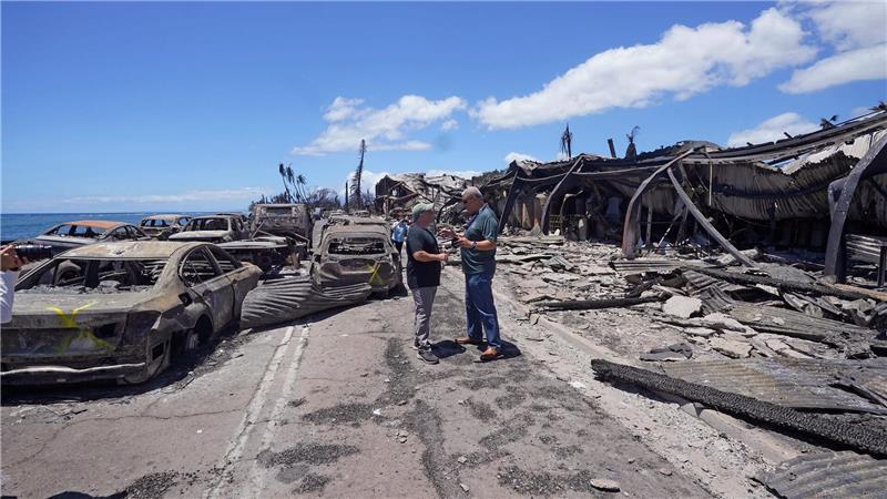 Hawaii-Touristen müssen künftig Klimasteuer zahlen Vor zwei Jahren hatte ein Flammeninferno Teile der Insel Maui zerstört. (Archiv)