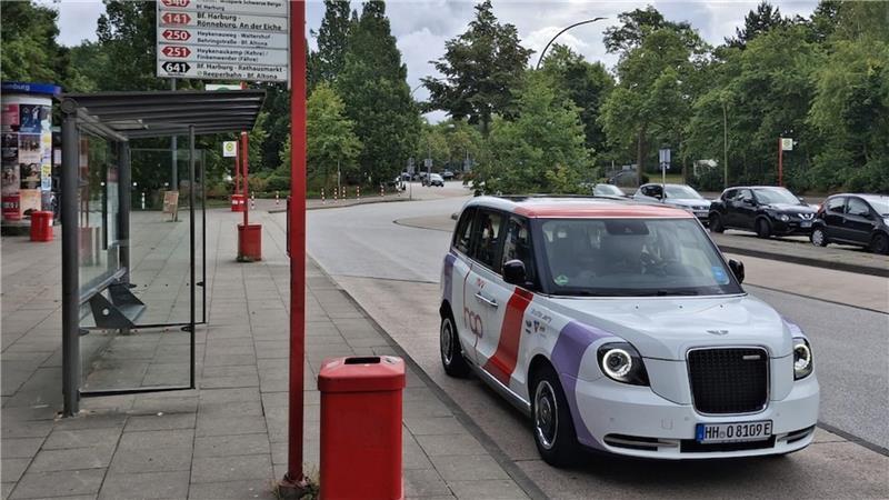 Vorbild für den Projektversuch in Horneburg: Der On-Demand-Shuttle-Dienst „hvv hop“ ist ab Mitte Dezember auch im Hamburger Teil des Alten Landes unterwegs.