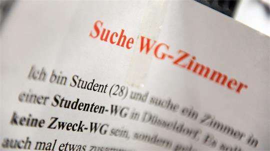 WG, Wohnheim, eigene Mietwohnung oder doch noch Hotel Mama: Wie Studierende wohnen, hängt auch stark vom Standort der Hochschule ab. (Symbolbild)