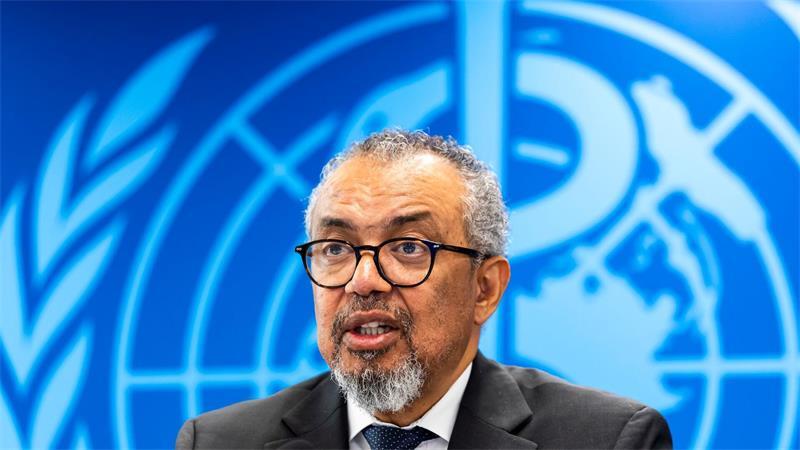 WHO-Generaldirektor Tedros sieht den Ausbruch noch lange nicht unter Kontrolle.