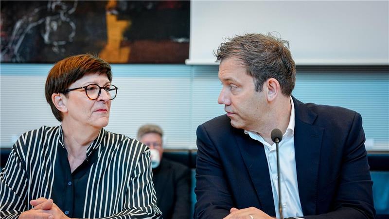 Während Lars Klingbeil neuer Vizekanzler ist, bleibt Saskia Esken ohne Rolle in der neuen Bundesregierung. (Archivbild)