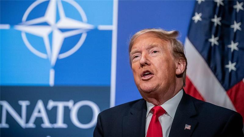 Trump fordert von Nato-Ländern fünf Prozent für Verteidigung Während seiner ersten Amtszeit hatte Trump mit einem Austritt der USA aus dem Militärbündnis gedroht, falls die Partnerländer nicht ihre Verpflichtung erfüllen, mindestens zwei Prozent des BIP in Verteidigung zu investieren. (Archivbild)