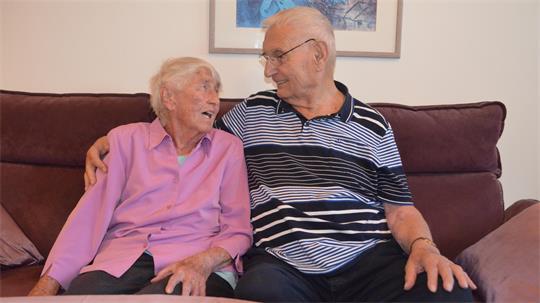 Waldemar und Senta Wiebcke sind seit 70 Jahren verheiratet.