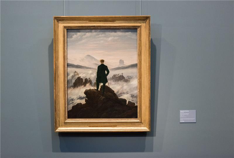 „Wanderer über dem Nebelmeer“ von Caspar David Friedrich (1774-1840). Foto: dpa