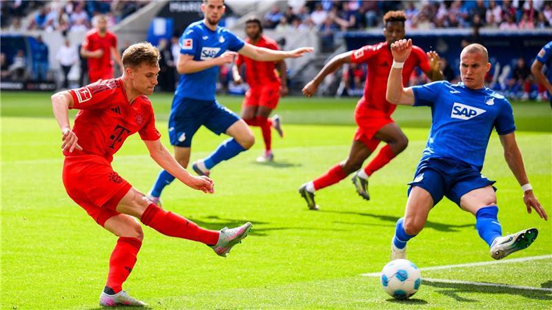 Kein Party-Kater: Bayern verabschieden Müller mit Sieg War einer der auffälligsten Bayern-Akteure beim Sieg in Hoffenheim: Joshua Kimmich.