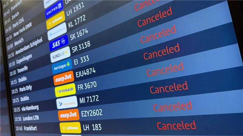 Warnstreik legt Flugbetrieb am BER lahm