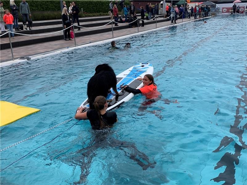 Wasserspaß im Freibad bei den ersten Best Buddy Games 2022.