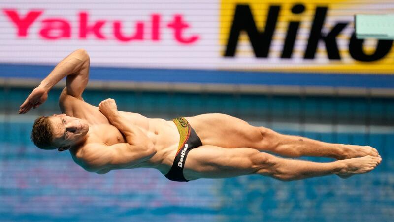 Wasserspringer Moritz Wesemann aus Deutschland ist in Doha ein Hoffnungsträger.