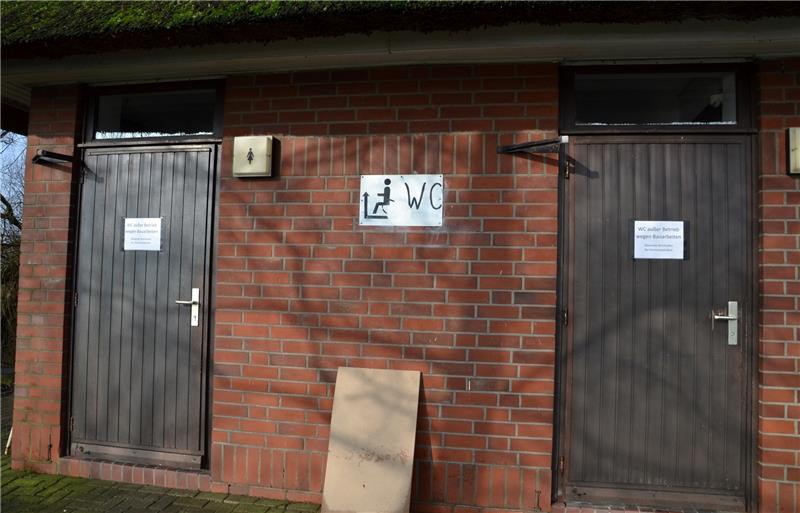 WC-Anlage am Fähranleger muss saniert werden Wegen Bauarbeiten geschlossen sind die öffentlichen Toiletten am Fähranleger.