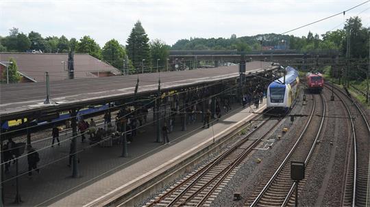 Wegen Bauarbeiten werden vier Wochen lang keine Regionalzüge zwischen Hamburg-Hauptbahnhof und Harburg verkehren. (Archivbild)