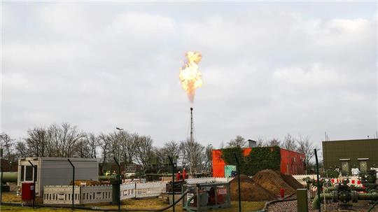 Wegen Baumaßnahmen müssen rund 3.650 Kubikmeter Gas abgefackelt werden.
