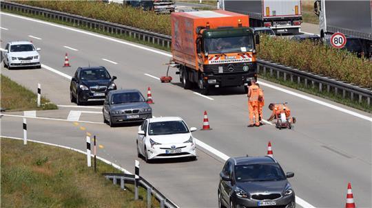 Wegen Markierungsarbeiten kommt es auf der A26 zu Sperrungen zwischen den Anschlussstellen Horneburg und Jork.