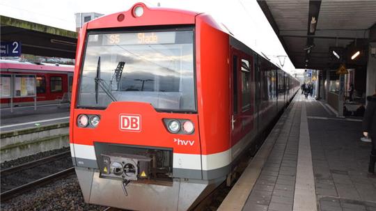Wegen des Streiks wird auf der S-Bahnlinie S5 nur ein Stundentakt zwischen Stade und Buxtehude erwartet.