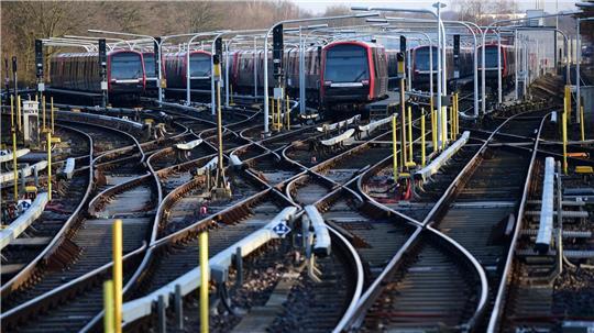 Wegen eines Warnstreiks fallen sämtliche U-Bahnen in Hamburg aus.