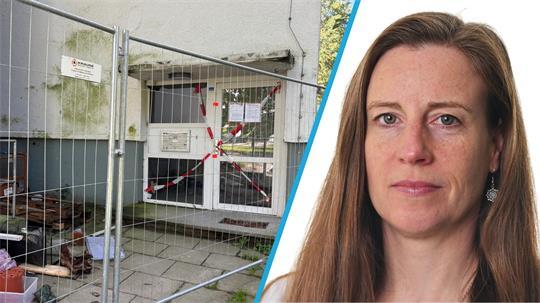 Wegen unhaltbarer Zustände hat die Stadt das Hochhaus an der Grünendeicher Straße gesperrt und die Nutzung untersagt.