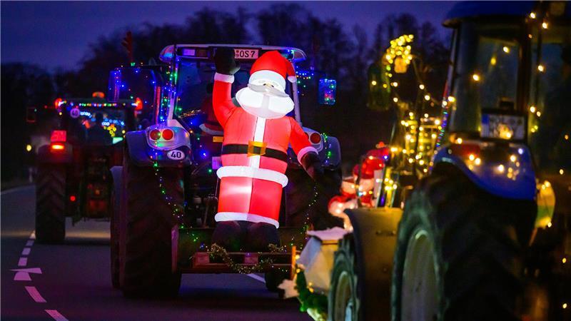 Weihnachtliche Stimmung verbreiten die Landwirte am Dienstag auf der Geest und in Kehdingen. (Symbolbild)