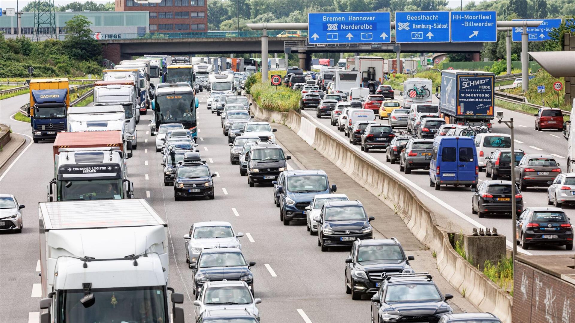 Fabelhafte Stau Hamburg A1 Fotosnull