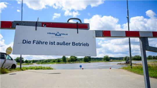 Weil die Fähre nicht die Elbe queren kann, bringt ein Kanu-Verleih Menschen ans andere Ufer. (Archivfoto)