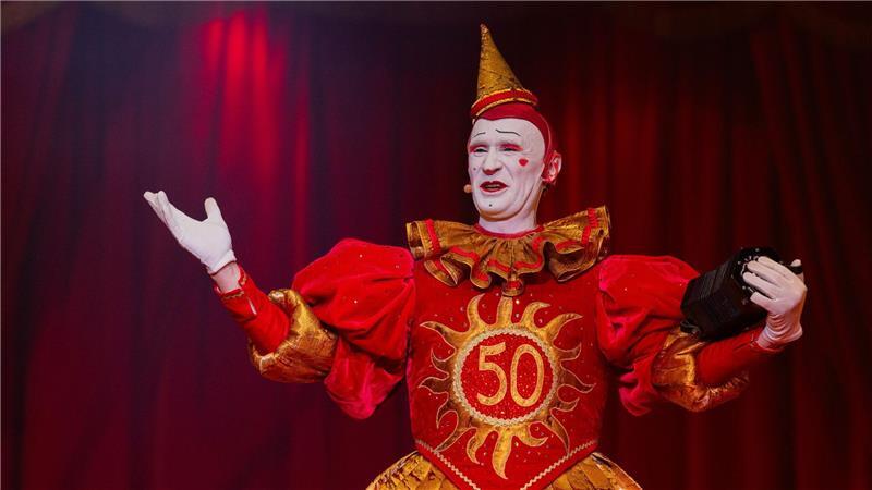 Traumwelt in der Manege - 50 Jahre Circus Roncalli Weißclown „Gensi“ (Fulgenci Mestres) ist seit mehr als 20 Jahren einer der Stars bei Roncalli.