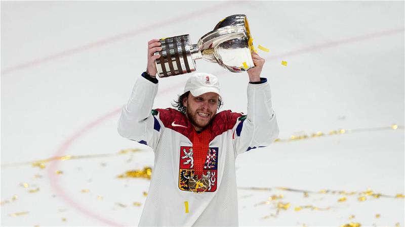 Weltmeister wurde Tschechiens Torjäger David Pastrnak bereits. (Archivbild)
