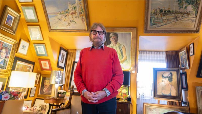 Wenn doch mal ein Platz an der Wand leer ist - dann ist das Werk gerade an ein Museum verliehen. 