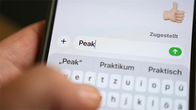 Jugendwort 2026: Das bedeuten die Favoriten Wenn etwas „Peak“ ist, ist das ein Zeichen für etwas besonders Gutes. (Archivbild)