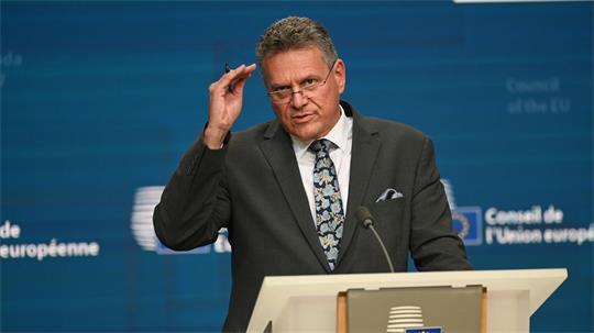 Wenn sich die Entwicklung fortsetzt, könnten wir den bisherigen Rekord übertreffen, sagt EU-Handelskommissar Maroc Sefcovic. (Archivbild)