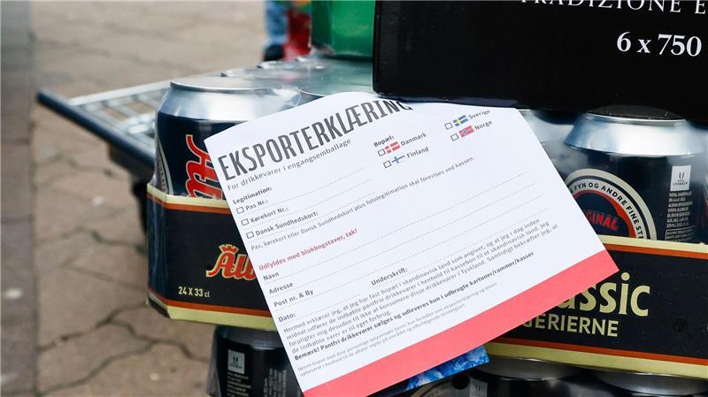 Wer die Dosen kaufen möchte, muss eine Exportbescheinigung ausfüllen.