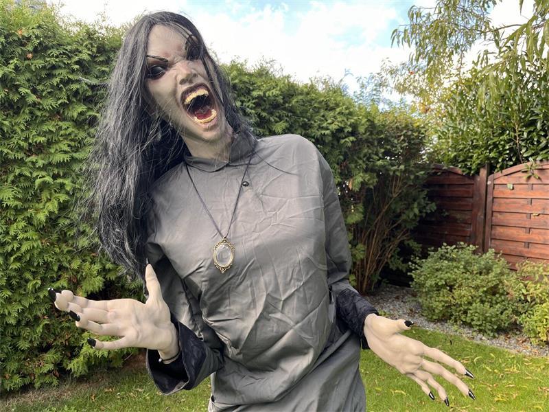 Geisterstadt und Horrorgarten: Oldendorf lädt zum Gruseln ein Wer dieser Gestalt im Dunkeln begegnen will, sollte den Oldendorfer Horrorgarten besuchen.